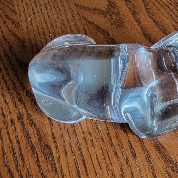 Vintage Princess House Crystal Reclining Dog Figurine-1990s - Picture 5 of 5